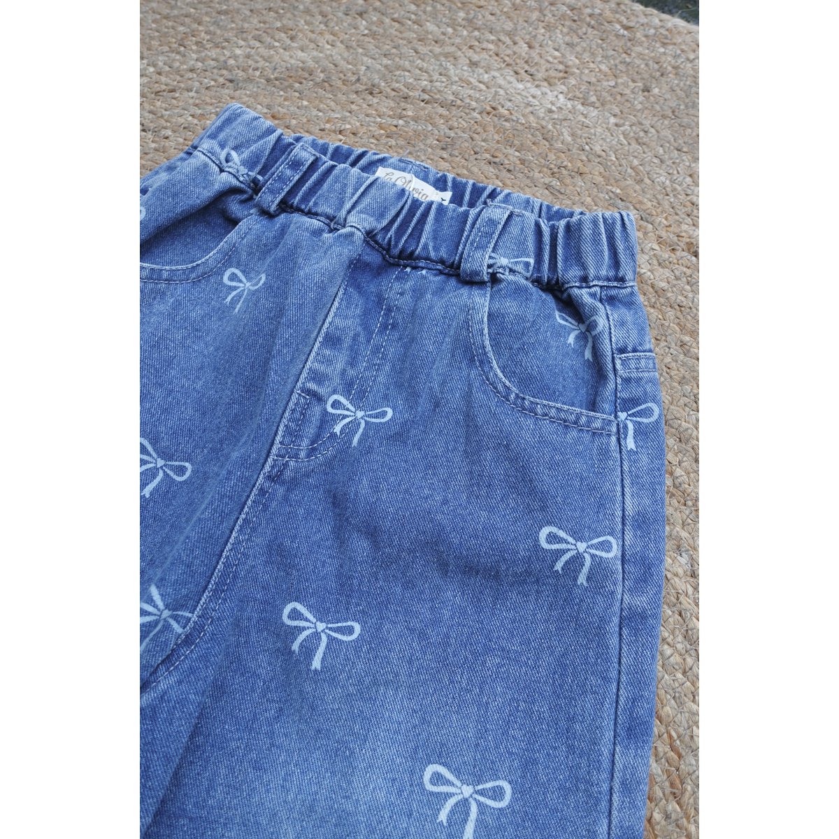 Rae Kinderjeans met Lintprint – Rechte Pijp
