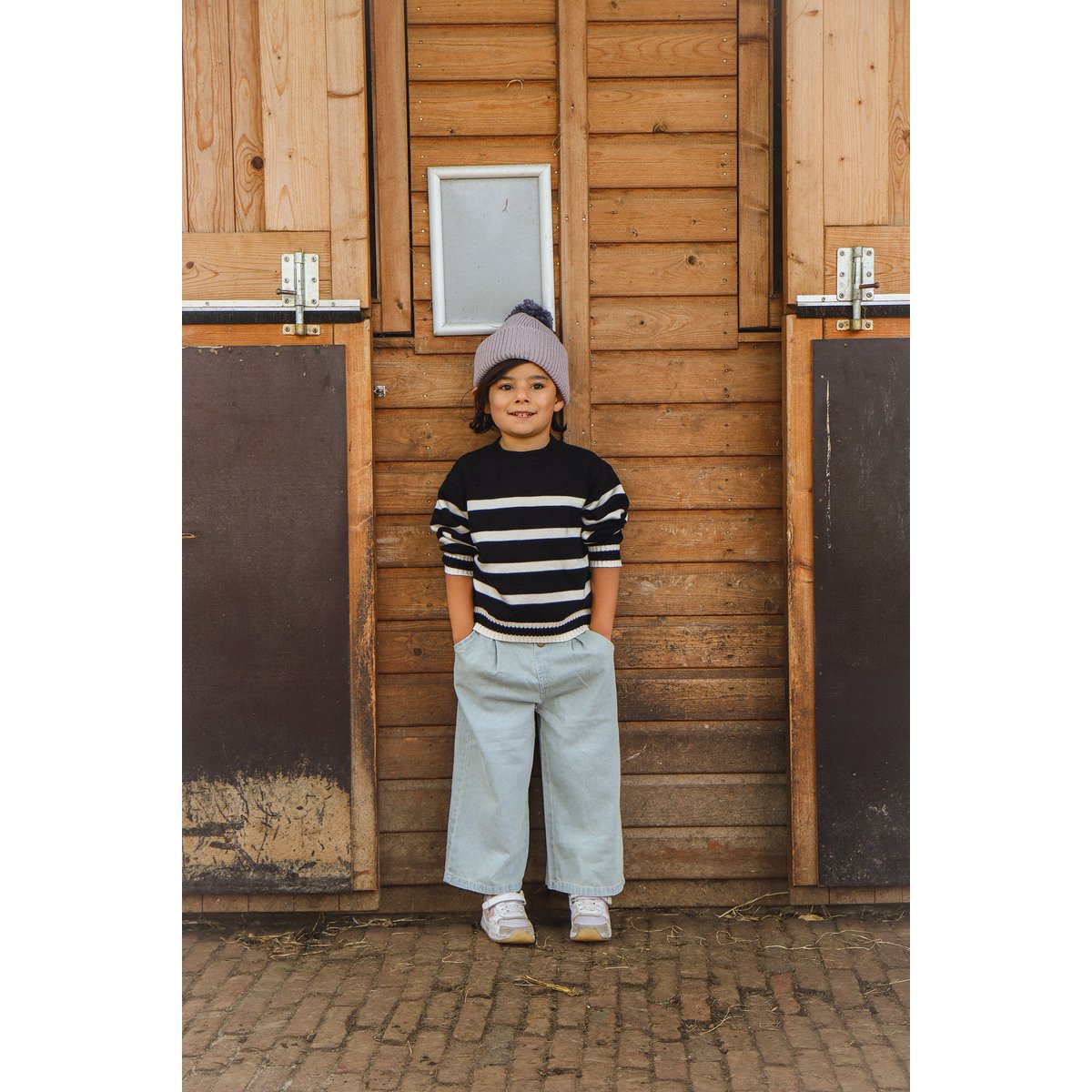 Riley gestreepte trui (unisex) 