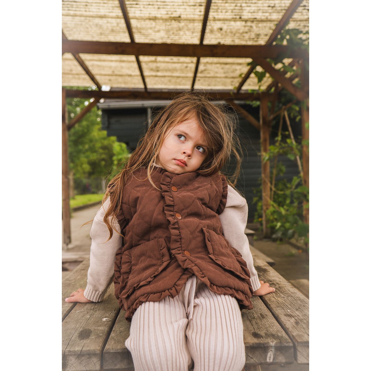 Alfie Gebreide Unisex Kinderhoodie van Katoen