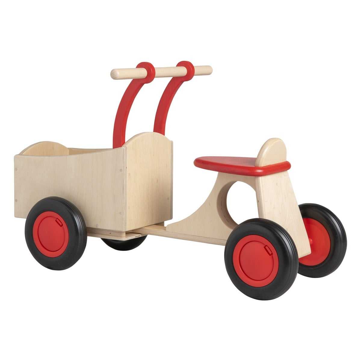 Houten loopbakfiets vanaf 1 jaar - Rood