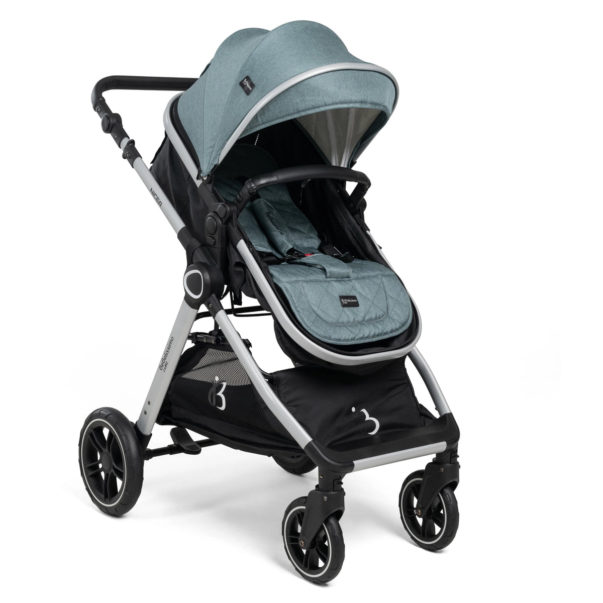 Nicea kinderwagen als wandelwagen in groen