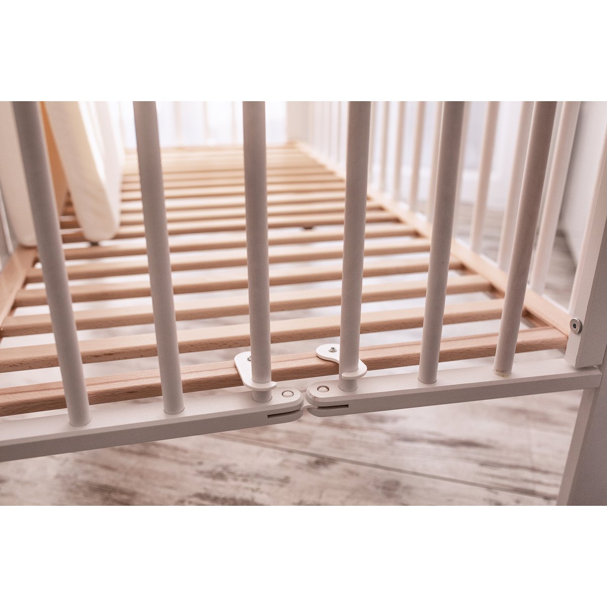 tiSsi JORI opvouwbaar kinderbed 120x60 cm - Beukenwit